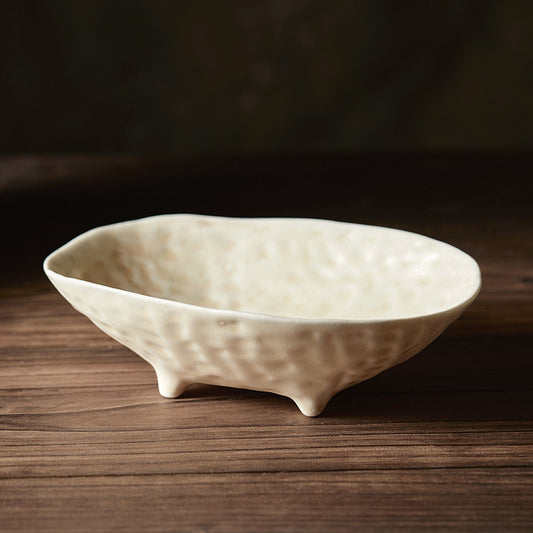 Ceramic Legged Oval Bowl
