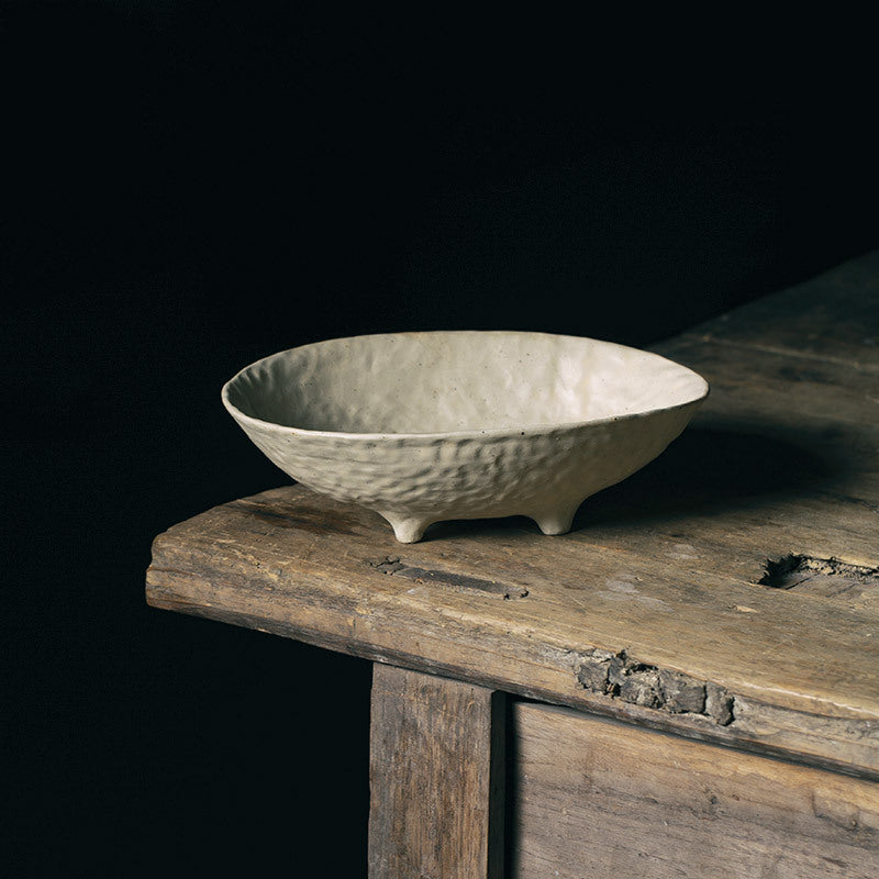 Ceramic Legged Oval Bowl