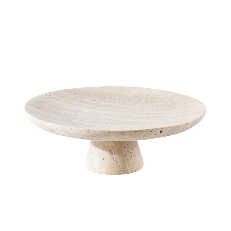 Travertine Pedestal Counter Bowl