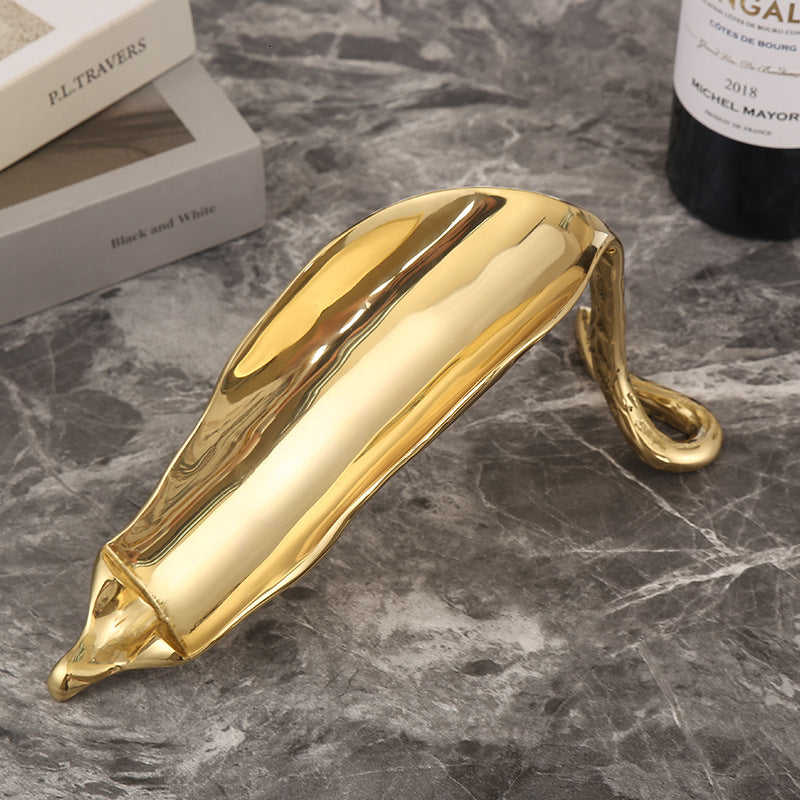 Gold Wine Holder